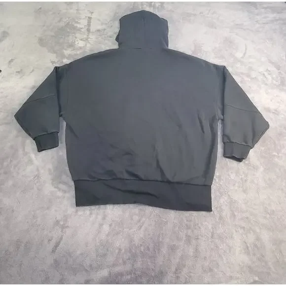 Reebok Women's Sz M Lux 24k Gold Fleece Sweatshirt Hoodie Winter C12-9 - Picture 9 of 10